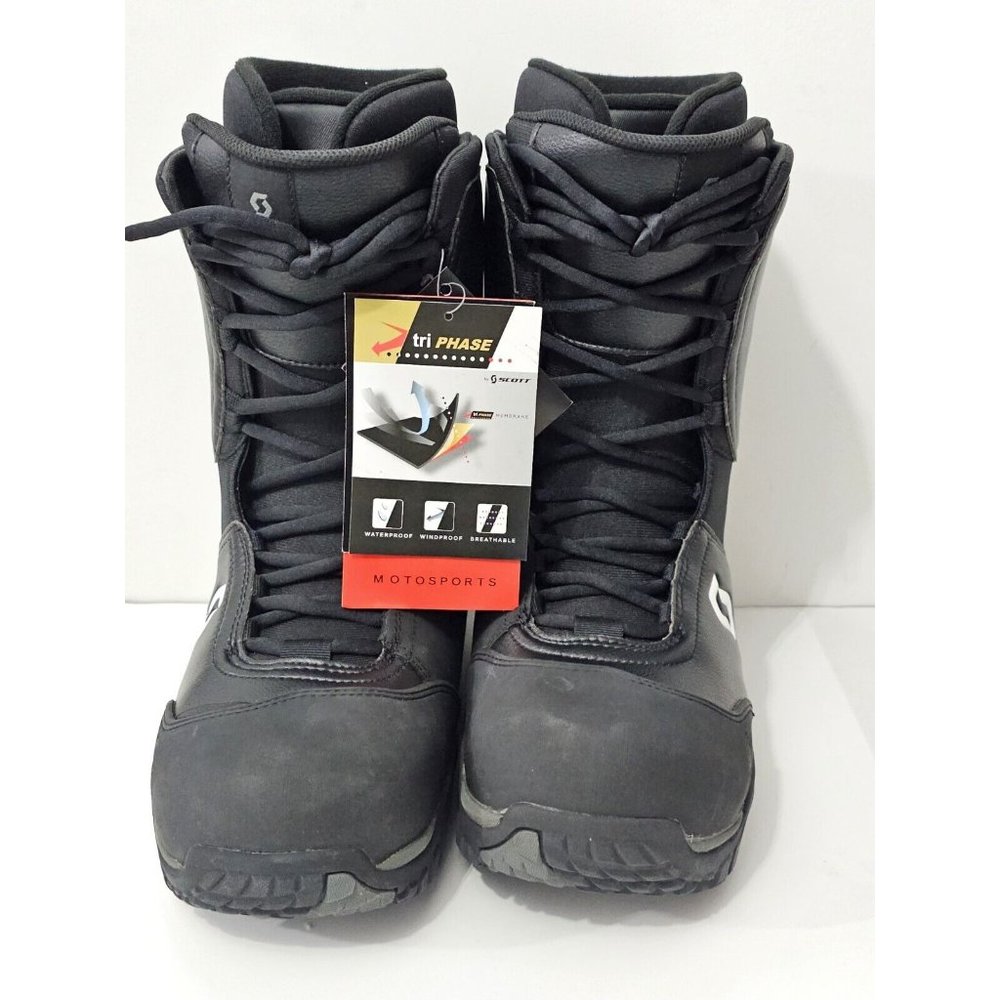 NEW Scott S-Scape Snowmobile Boots Black Sz 9.5 Porelle Tri Phase - Picture 4 of 16
